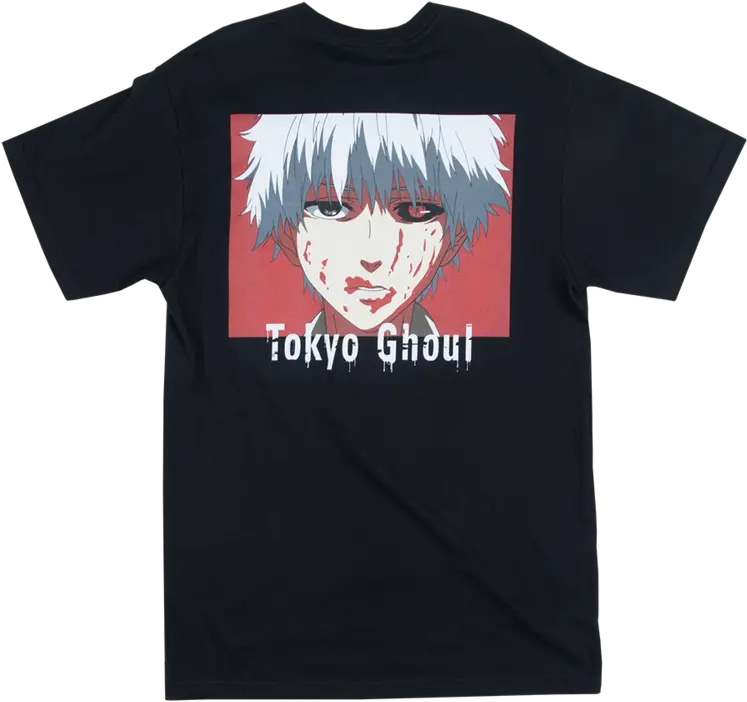  Tokyo Ghoul Ken Kaneki Black Tee Png Transparent