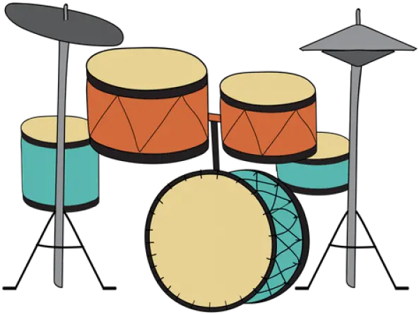  Drum Set Musical Instrument Doodle Drum Clipart No Background Png Drum Png