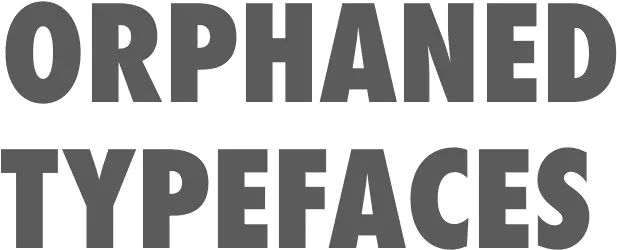  Orphaned Typefaces Mnac Png Nfl Logo Fonts