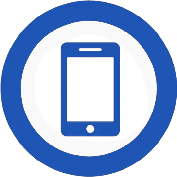  Smartphone Drawing Mobile Phone Transparent Public Domain Icono Movil Png Azul Phoe In Hand Icon Png