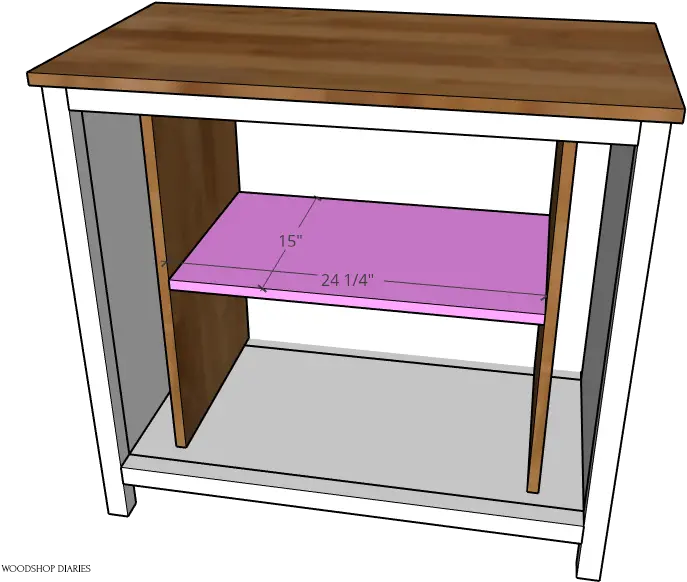  Side Cabinet Install Shelf Woodshop Diaries Solid Png Shelf Png