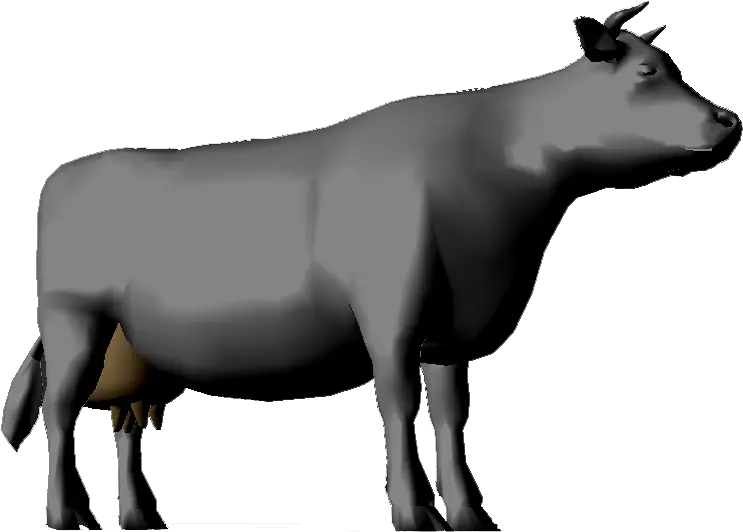  Bim Object Cow Polantis 3d Cow Png Cow Transparent