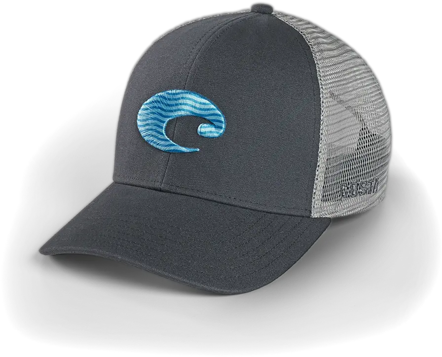  Wave Logo Trucker Baseball Cap Png Wave Logo