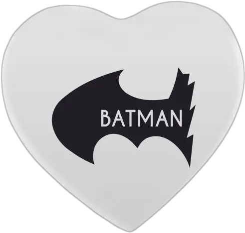  Heart Shaped Magnet With Printing Batman Vs Robin Emblem Png Batman And Robin Png