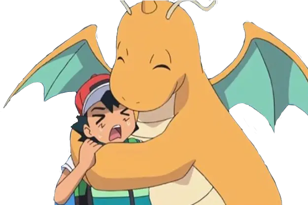  Pokemon Ashketchum Dragonite Sticker By X Ash Ketchum Png Dragonite Transparent