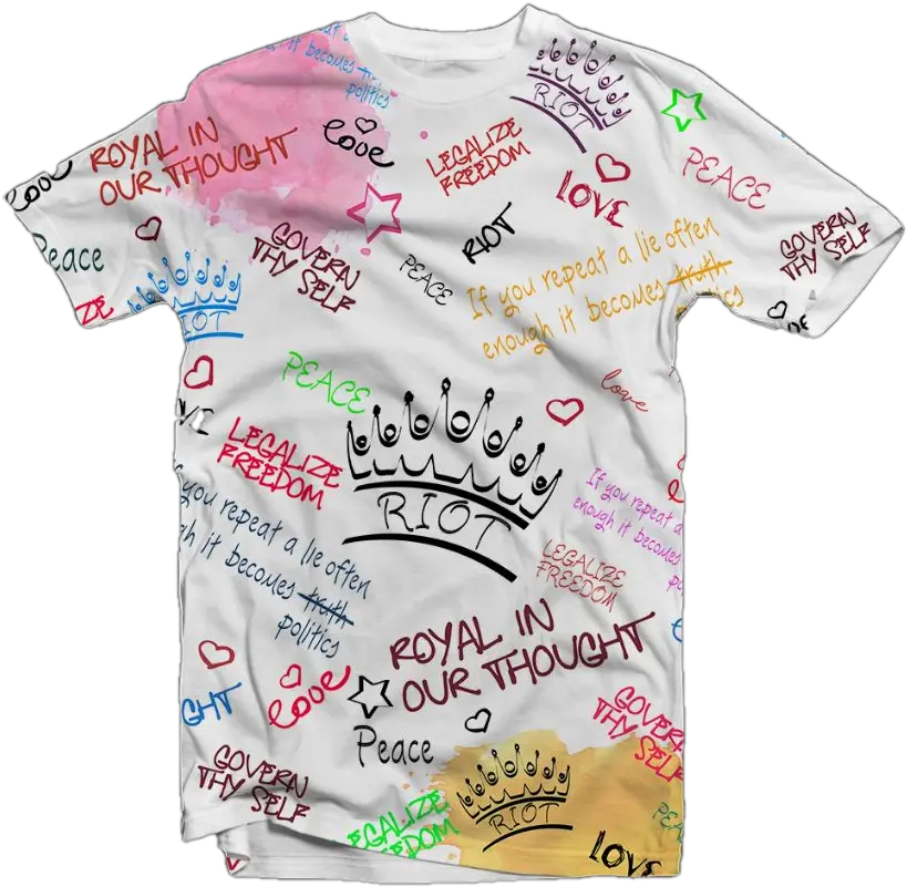  Crown Png Riot Graffiti Shirt Graffiti Crown Png