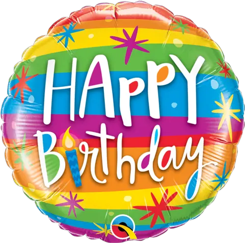  Rainbow Colours Happy Birthday Balloon Imagens De Bexiga De Aniversário Png Happy Birthday Balloons Png