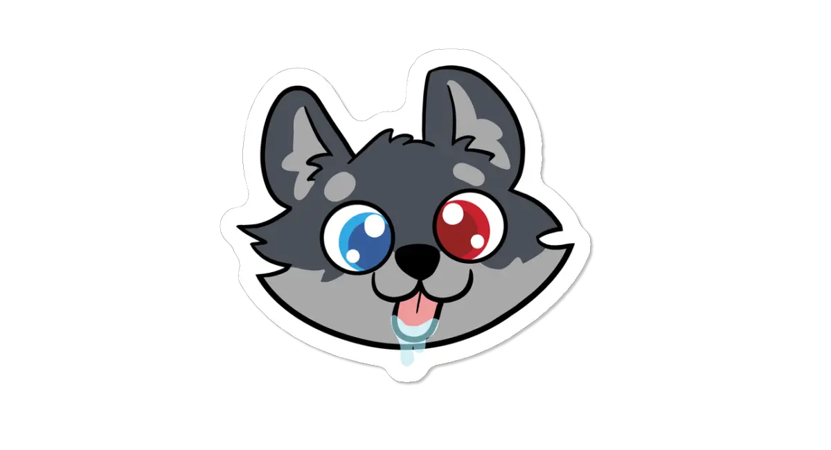  Garuku Drool Sticker By Design Humans Happy Png Drool Png