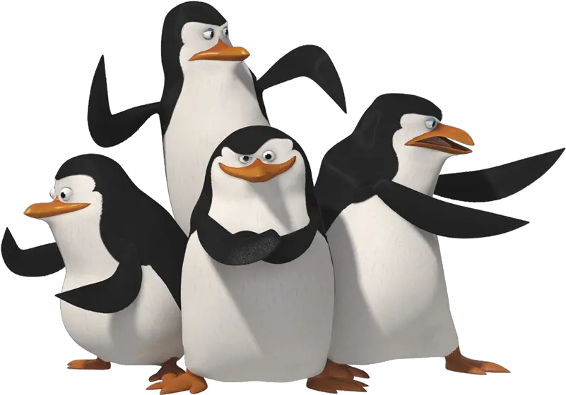  Penguin Group Transparent Png Penguins Of Madagascar Png Penguin Transparent