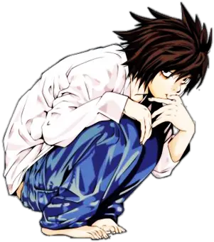  L Character Death Note Wiki Fandom L Lawliet Png Death Note Icon