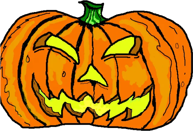  Clipart Jack O Lantern Halloween Calabaza Habbo Png Scary Pumpkin Png