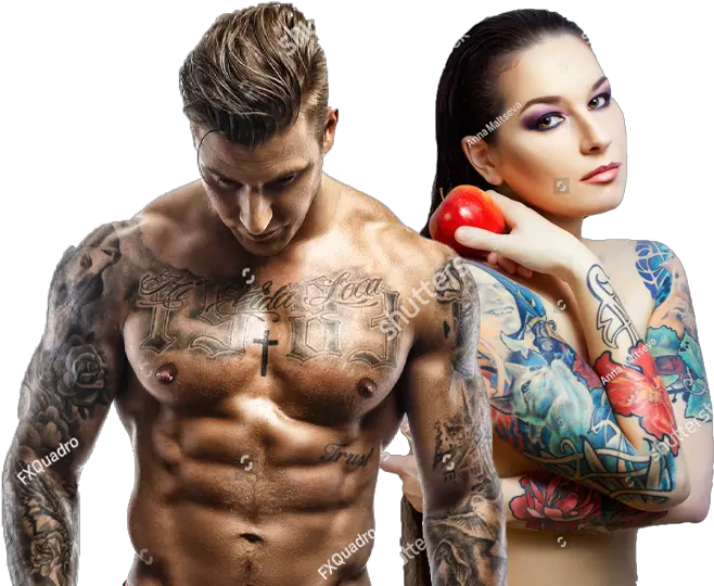  Muscle Tatto Man Transparent Png Man Body Tattoo Png Chest Tattoo Png