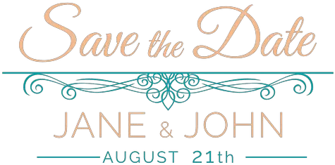  Transparent Png Svg Vector File Calligraphy Save The Date Png