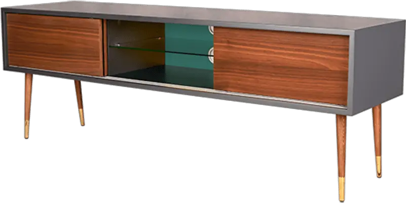  Retro Tv Unit Turquoise Blue Exit43 Sideboard Png Retro Tv Png