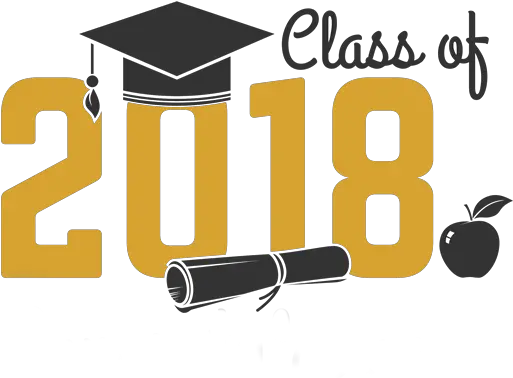  Graduation 2018 Transparent Png Croissant Class Of 2018 Png