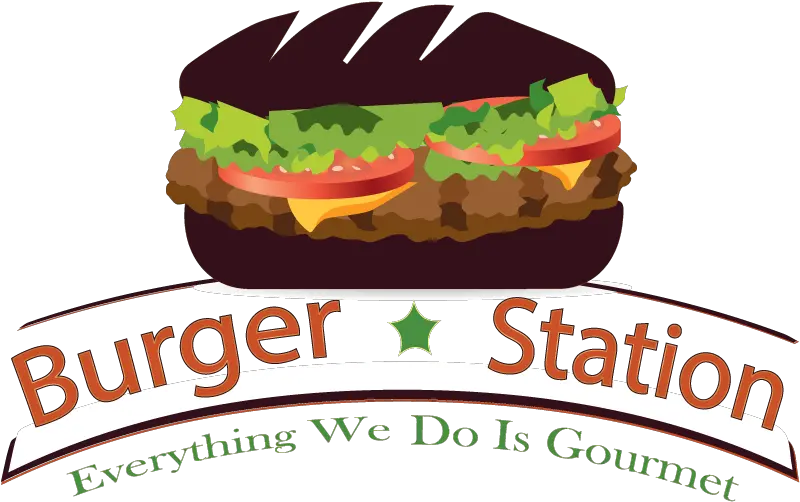  Shopping Logo Design For Burger Station Burger Station Logo Png Burger Logos