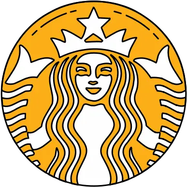  Caffè Coffee Logo Orange Starbucks Icon Havells Remote Wall Fan Png Starbucks Logo Transparent Png