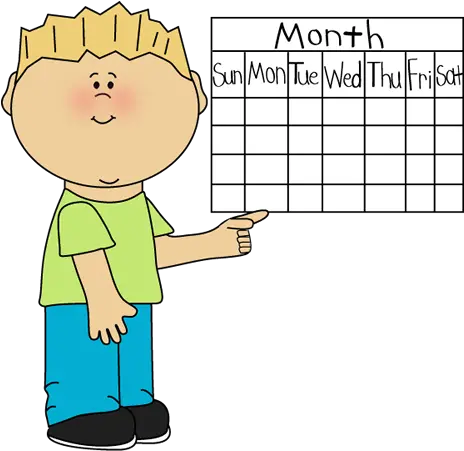  School Classroom Calendar Clipart Png Calendar Clipart Transparent