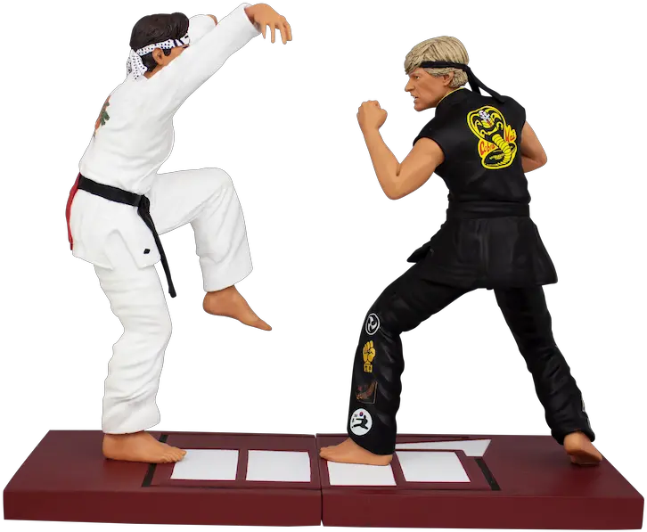  Karate Kid All Valley Tournament Arrives With Icon Heroes Karate Kid Statues Png Karate Kid Logo