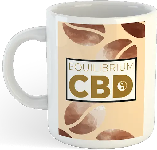  Equilibrium Cbd Whole Bean Logo Coffee Mug Mug Png Coffee Bean Logo