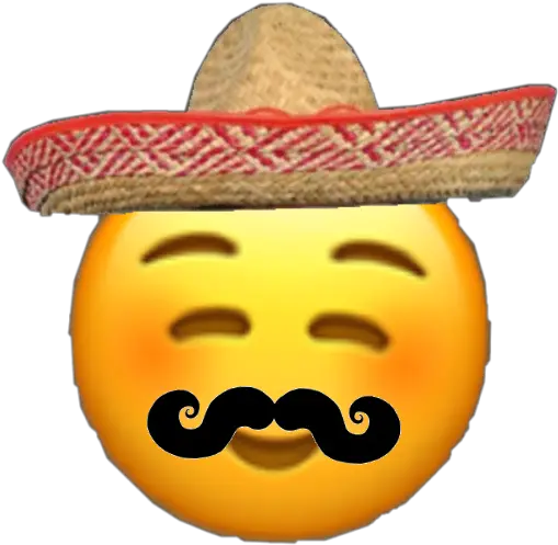  Sombrero Moustache Mexican Freetoedit Sticker By Bear Meme Png Mexican Mustache Png