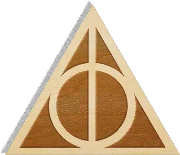  Harry Potter Deathly Hallows Pin Plywood Png Deathly Hallows Png