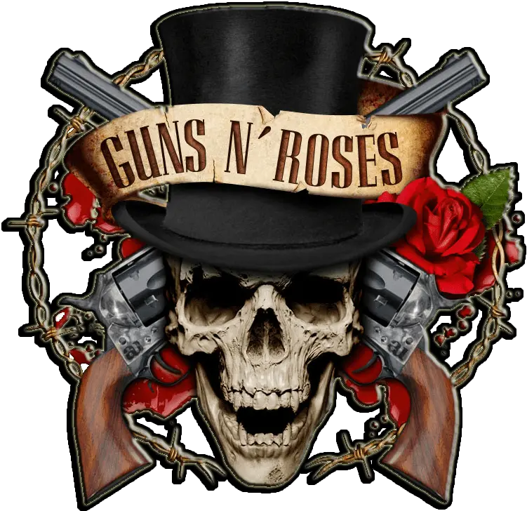  Guns Nu0027 Roses Logo Transparent Png Stickpng Guns N Roses Logo Png Gun Emoji Png