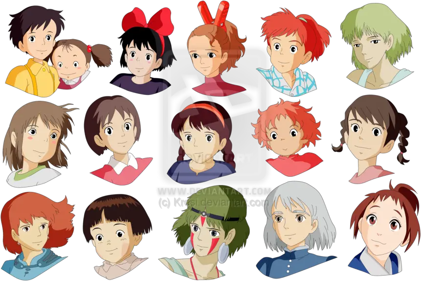  Download Hd Girls Studio Ghibli Ghibli Museum Transparent Studio Ghibli Girls Png Studio Ghibli Png