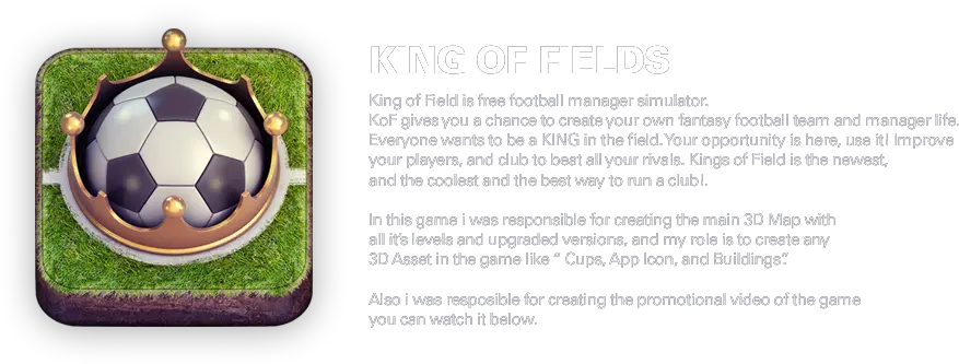  King Of Fields For Soccer Png Football Field Icon