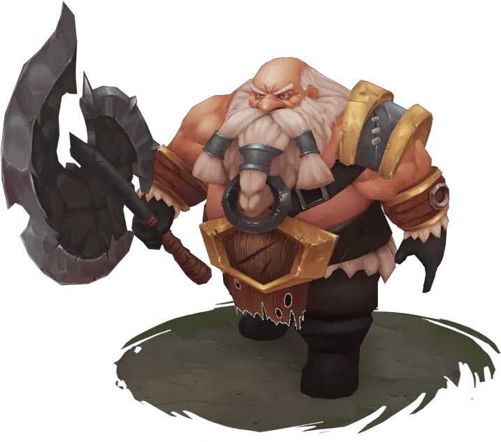  Download Hand Painted Battle Dwarf With Low Poly 3d Game Character Png Paint 3d Transparent