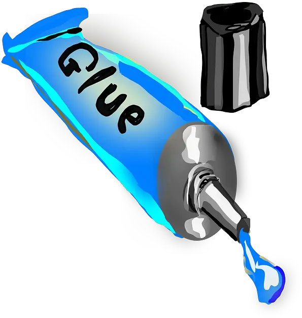  Glue Tube Isolated Blue Glue Clipart Png Glue Stick Icon Kid