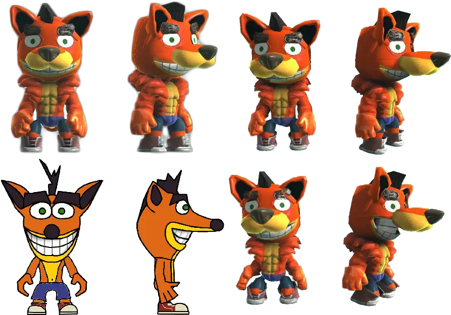  Crash Bandicoot Made In Lbp By Eternalreflux Crash Little Big Planet Crash Bandicoot Png Crash Bandicoot Transparent