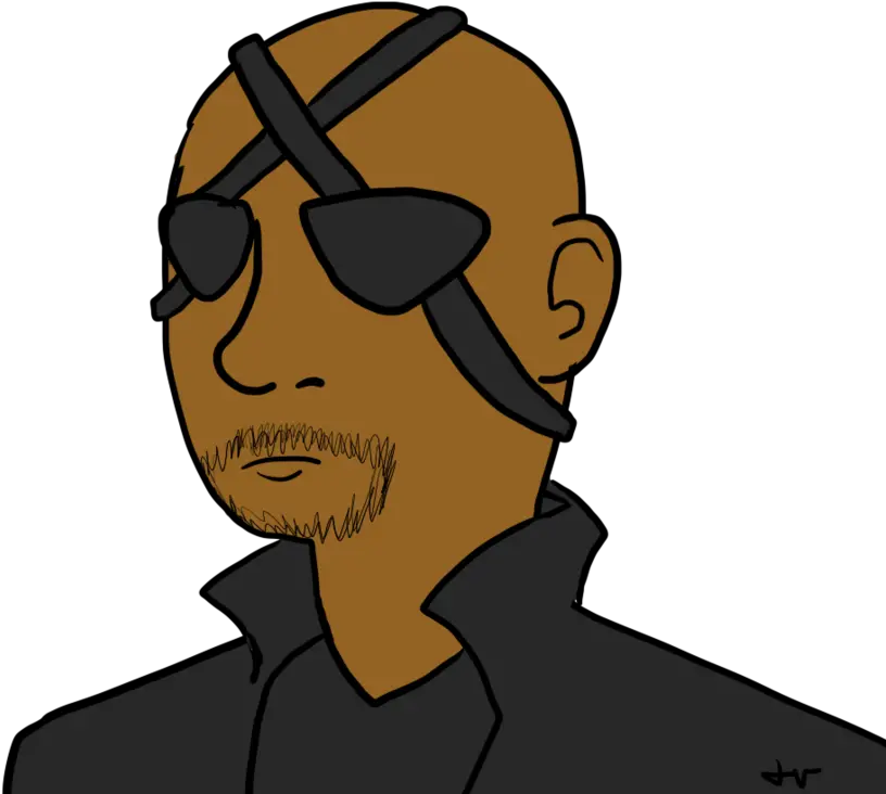  Download Eyepatch Transparent Nick Fury Nick Fury Two Eye Patches Png Eye Patch Png