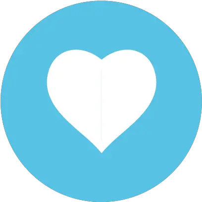  How To Give Blue Blue Heart Circle Icon Png Out Of Office Icon