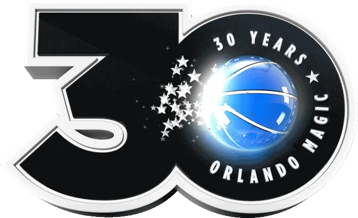  30th Anniversary Orlando Magic Emblem Png Anniversary Logo