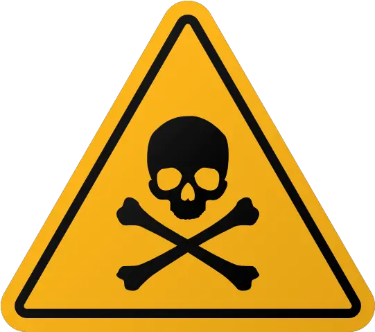  Skull And Crossbones Warning Sign Sticker Oradea Fortress Png Warning Icon