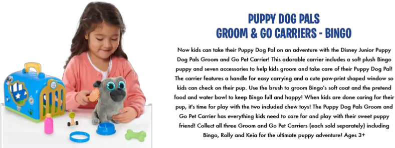  Puppy Dog Pals Bingo Groom Animal Figure Png Puppy Dog Pals Png