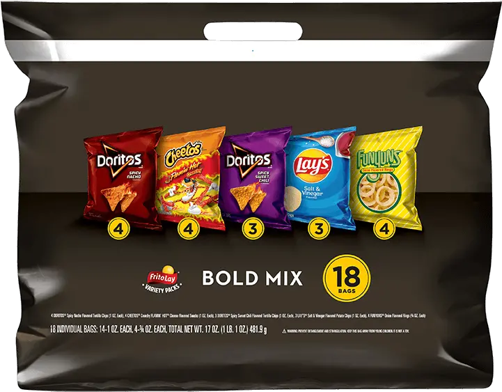  Frito Lay Bold Mix Variety Pack Variety Packs Frito Lay Bold Mix Png Doritos Transparent