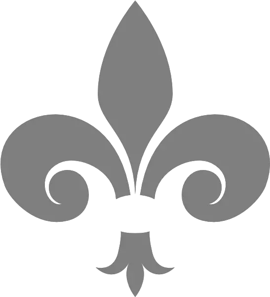  Download How To Set Use Gray Fleur De Lis Clipart Png Image Fleur De Lis Eps File Fleur De Lis Png