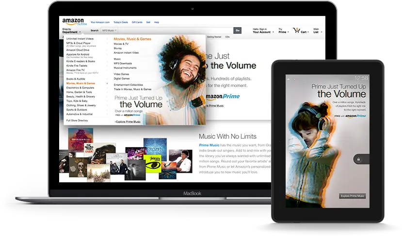  Mp3d Website Png Amazon Music Png