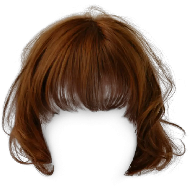  Wig Png Image Purepng Free Transparent Cc0 Png Image Library Brown Bangs Hair Png Brown Hair Png