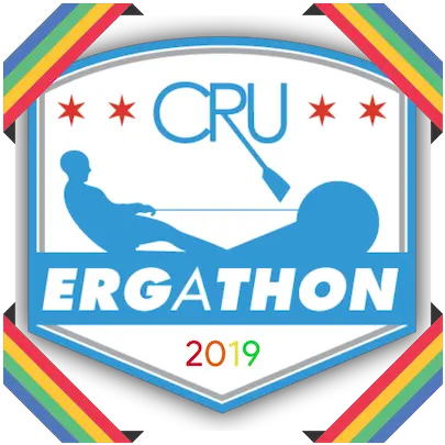  Erg Athon U2014 Chicago Rowing Union Graphic Design Png Rainbow Border Png