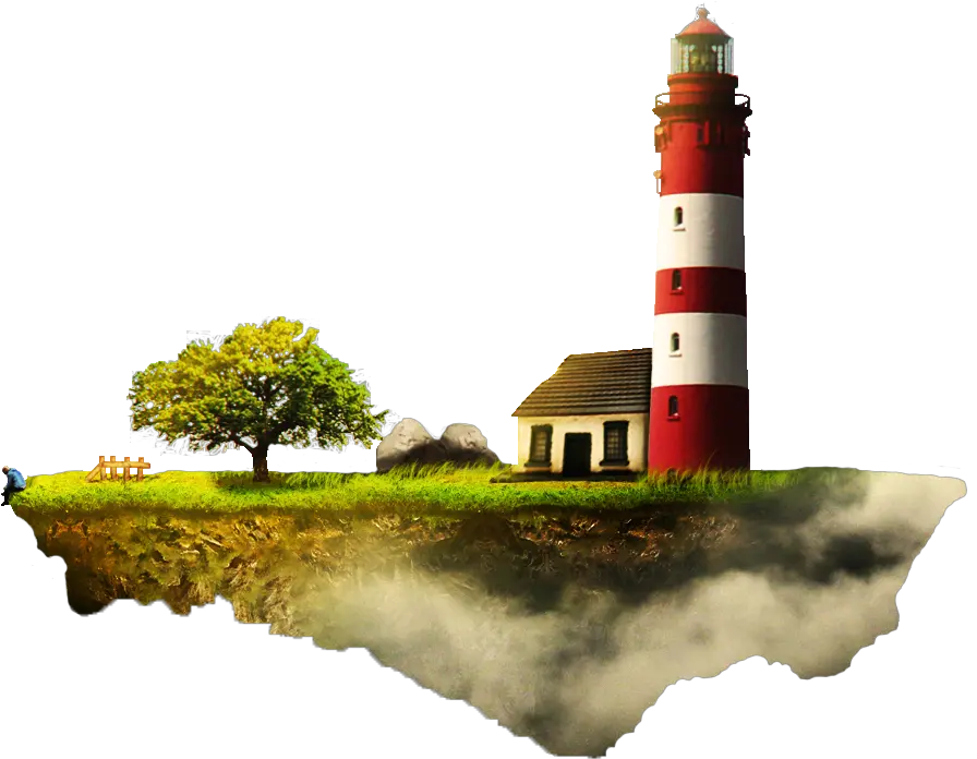  Download Floating Island 04 Photo Png Light House