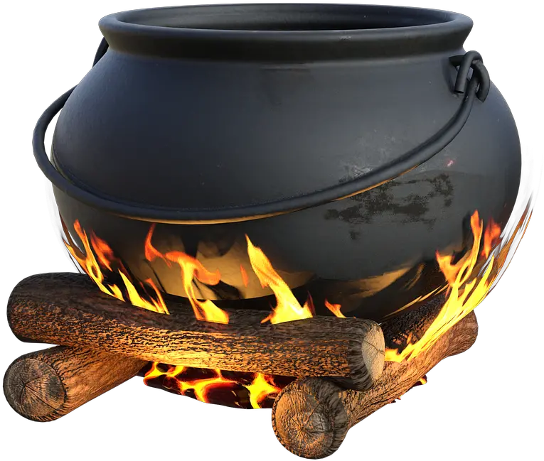  Cauldron Wood Fire Free Image On Pixabay Chaudron Sur Un Feu Png Cauldron Png