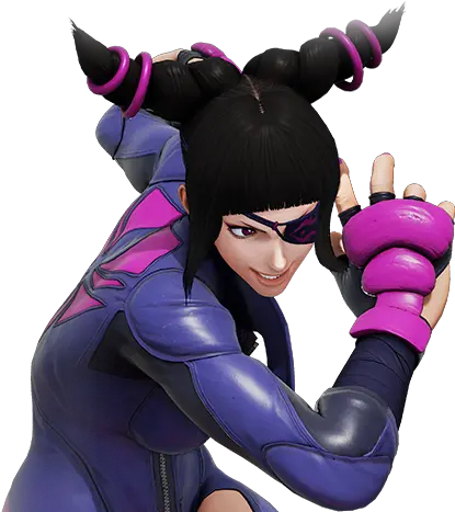  Capcom Forgot To Use The Censored Version Of Juri For Her Juri Han Street Fighter Png Censored Transparent Background