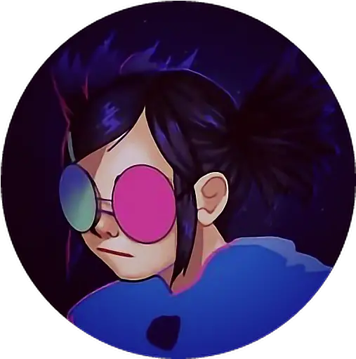  Gorillaz Phase4 Noodle Humanz Icon F2u Noodle Icons Gorillaz Phase 4 Png Noodle Gorillaz Icon