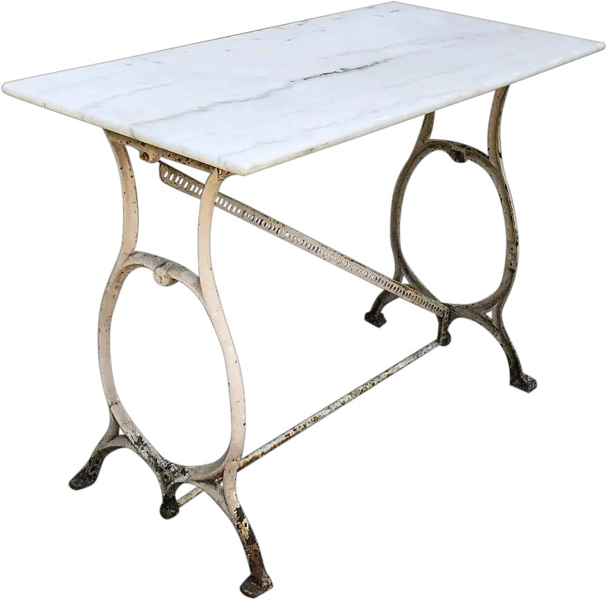  19th Century French Iron Cafe Table Solid Png Cafe Table Png