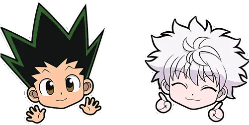  Chibi Gon Killua Chibi Hunter X Hunter Png Killua Transparent