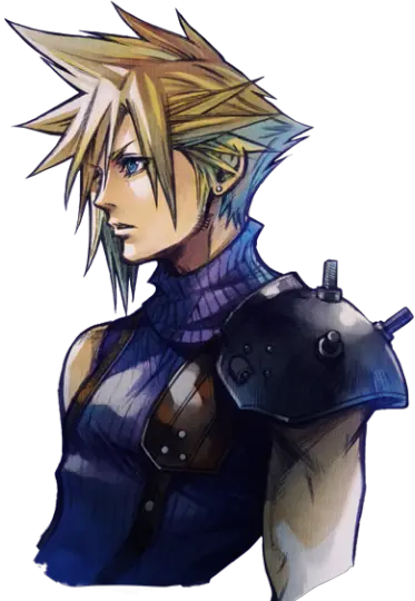  Download Cloud Strife Final Fantasy Tetsuya Nomura Art Png Cloud Strife Png