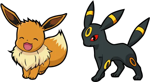  Pokemon Eevee And Umbreon Cursor Pokemon Umbreon Png Umbreon Transparent